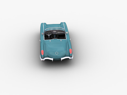 Car With interior 44 3D Model