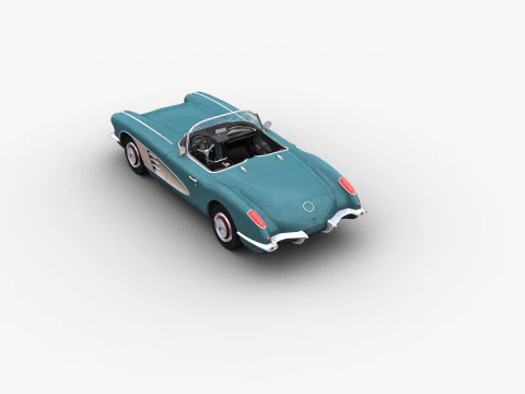 Car With interior 44 3D Model