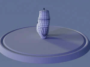 friendly robot for games 3D Model