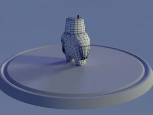 friendly robot for games 3D Model