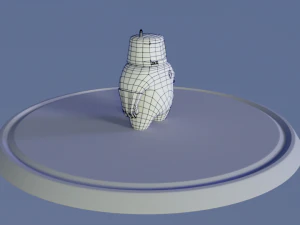 friendly robot for games 3D Model