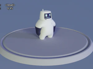 friendly robot for games 3D Model