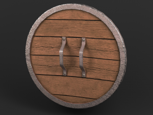 shield pack game ready 3Dモデル
