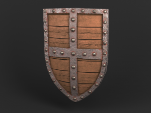 shield pack game ready 3Dモデル