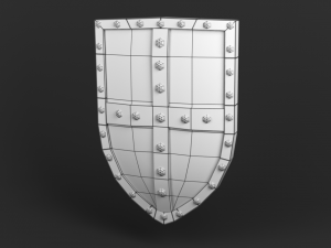 shield pack game ready 3Dモデル