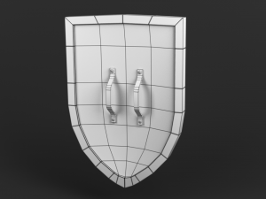 shield pack game ready 3Dモデル