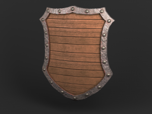 shield pack game ready 3Dモデル