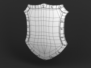 shield pack game ready 3Dモデル