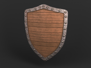 shield pack game ready 3Dモデル