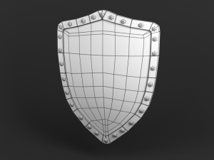 shield pack game ready 3Dモデル