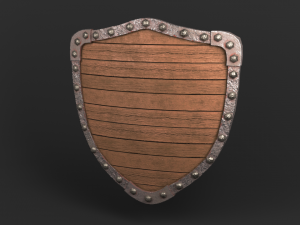 shield pack game ready 3Dモデル