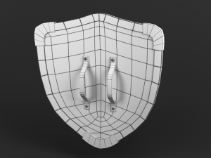 shield pack game ready 3Dモデル