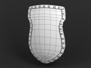 shield pack game ready 3Dモデル