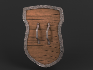 shield pack game ready 3Dモデル