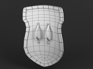 shield pack game ready 3Dモデル