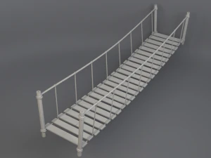 rope bridge 3D Model