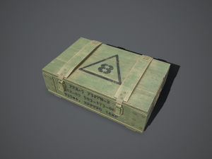army grenade box Modelo 3D