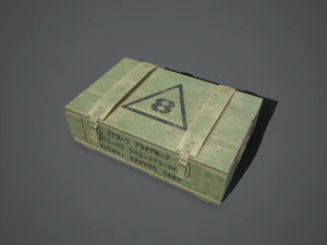 army grenade box 3D Model