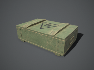 army grenade box Modelo 3D