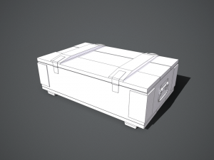 army grenade box Modelo 3D