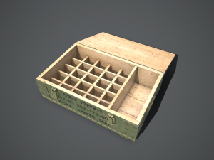 army grenade box Modelo 3D