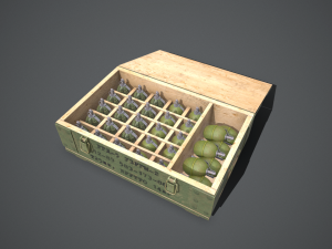 army grenade box Modelo 3D