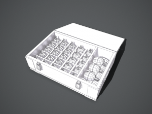 army grenade box Modelo 3D