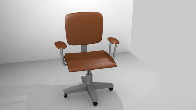Low poly office 2025 chair