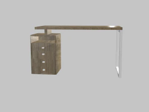 desk - very low poly - game ready 3D Model