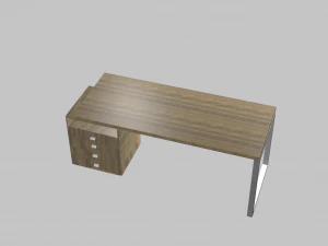 desk - very low poly - game ready 3D Model