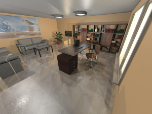 office interior 3D 모델