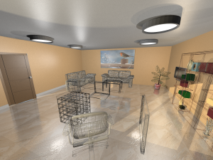 office interior 3D 모델