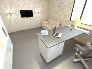 modern office interior 3D 모델