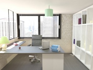 modern office interior 3D 모델