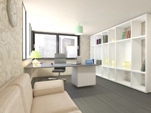 modern office interior 3D 모델