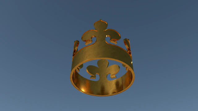 crown 3D Model .c4d .max .obj .3ds .fbx .stl .blend 