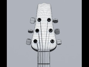 acoustic guitar comet Modelo 3D