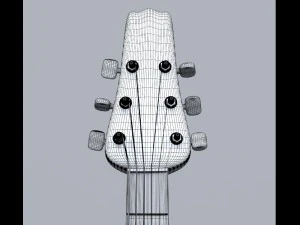 acoustic guitar comet 3D Model