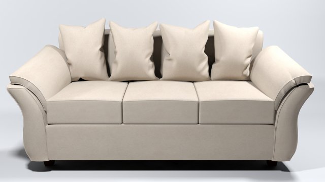 sofa set 3D Model .c4d .max .obj .3ds .fbx .stl .blend 