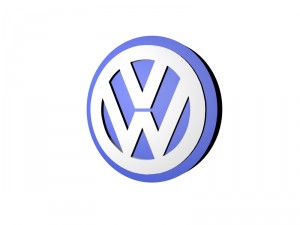 volkswagen logo 3D 모델