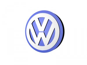 volkswagen logo 3D Model