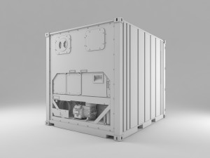 container - 10 reefer 3D Model