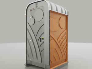 chemical toilet 3D-Modell