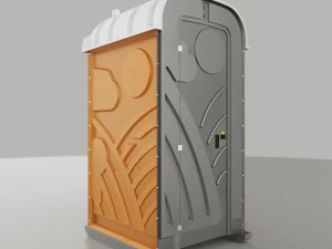 chemical toilet 3D Model