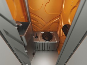 chemical toilet 3D-Modell