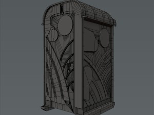 chemical toilet 3D-Modell