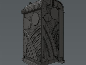 chemical toilet 3D-Modell