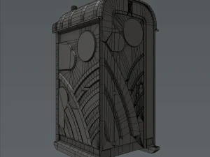 chemical toilet 3D Model
