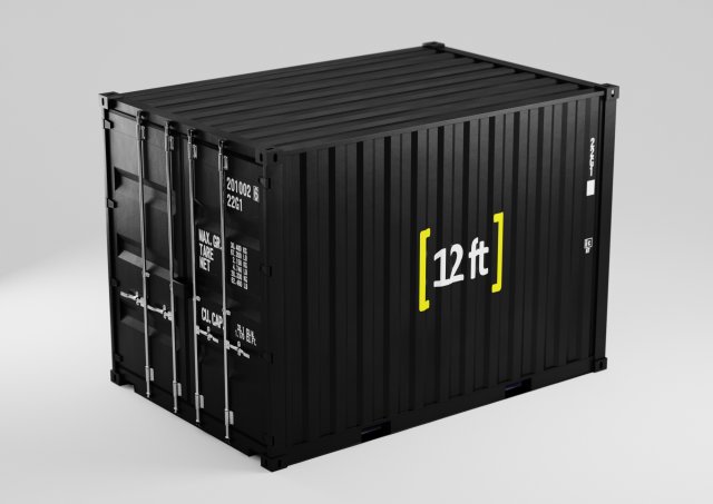 container - 12 Model 3D .c4d .max .obj .3ds .fbx .stl .blend 