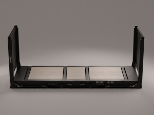 container - 20flatrack 3D 模型